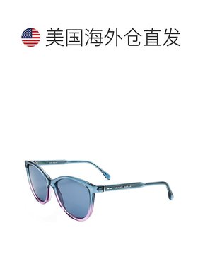 自营 Isabel Marant女式57毫米绿色太阳镜-透明绿色至粉色 美国奥