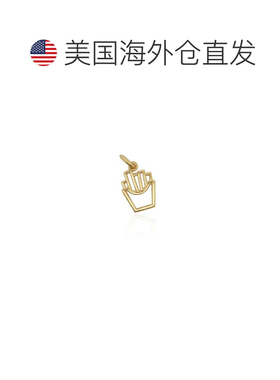 自营the loveryMini Gold French Fries Charm - 14k yellow gold