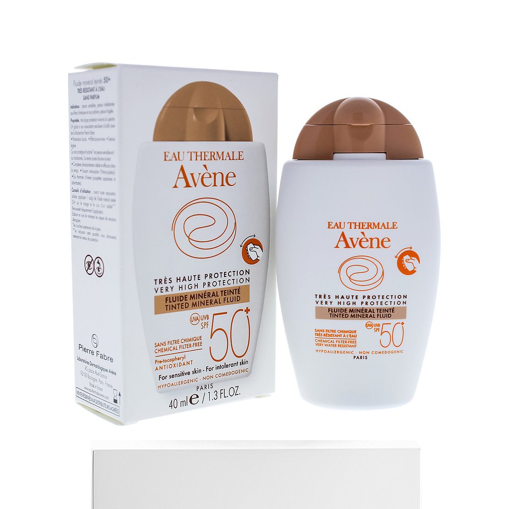 天猫国际美国直购美国直邮Avene雅漾tinted防晒小金刚自然倍护防晒乳40ml3