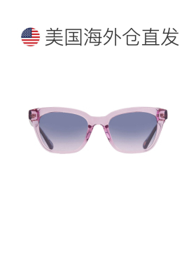 自营Fossil Blue Gradient Cat Eye Ladies Sunglasses FOS 2126/