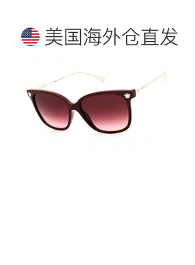 自营versaceVE4507U 54648H酒红色/粉红色渐变深紫色-酒红色 美国