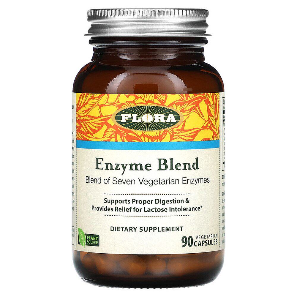 香港直发iherb flora酶有90粒胶囊 天猫国际探物美国其他膳食营养补充剂
