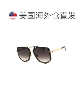 自营PHILIPP PLEIN男女通用Legacy 66mm太阳眼镜-粉红色 美国奥莱