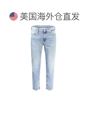 自营Calvin Klein Cotton Men Men's Jeans - blue 美国奥莱直发