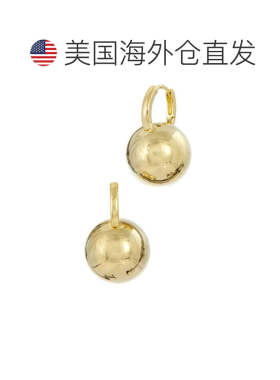 自营savvy cie jewels18K GOLD PLATED BALL DROP EARRING - yel