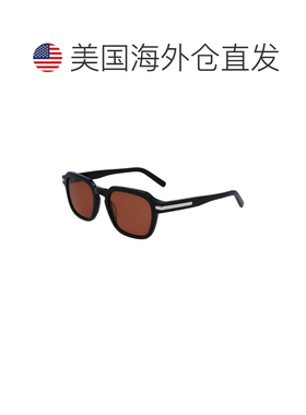 自营salvatore ferragamoFerragamo男士经典徽标52mm太阳镜-黑色