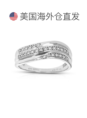 自营vir jewels1/10 cttw Lab Grown Diamond Wedding Band in St