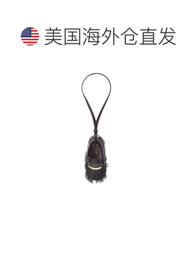 自营TOD's Gommino皮革挂饰包-黑色 美国奥莱直发