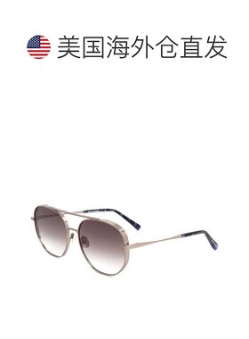 自营 scotch & sodaScotch&Soda男式56毫米灰色太阳镜-金色 美国