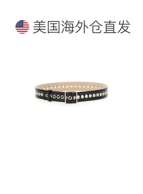 自营alexander mcqueen中号带孔眼-黑色 美国奥莱直发皮带
