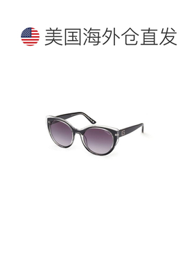 自营Guess Resin Women's Sunglasses - black 美国奥莱直发