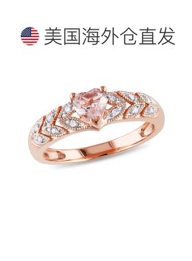 自营Mimi & Max 1/2ct TGW Heart-Cut Morganite Diamond Multi-L