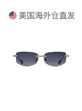 自营ditaTrysim.75 Rimless Grey Gradient Sunglasses with Meta