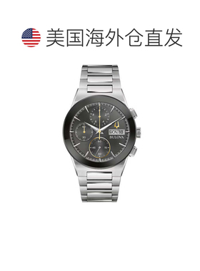 自营Bulova Men's Modern Millenia 41mm Quartz Watch - black