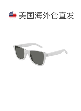 自营saint laurentSL 51 CUT 003象牙色/灰色-象牙色 美国奥莱直