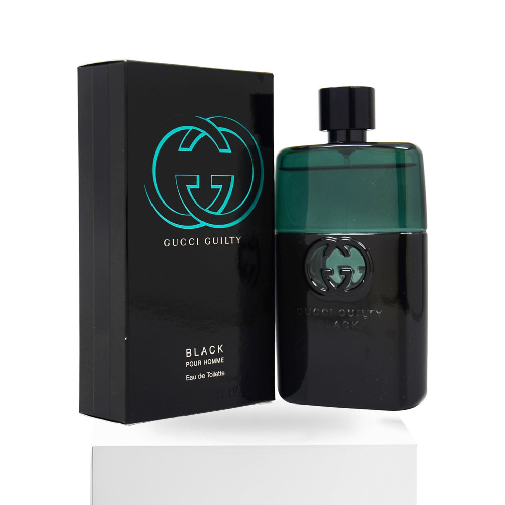 天猫国际美国直购美国直邮gucci 古驰黑色罪爱男士淡香水90ml清新辛辣浓郁持久3