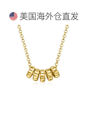 自营RS Pure by Ross-Simons Italian 18kt Gold Over Sterling B