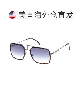 自营Carrera 1027/S 男式矩形棕色/绿色遮阳 59-20-145 太阳镜 18