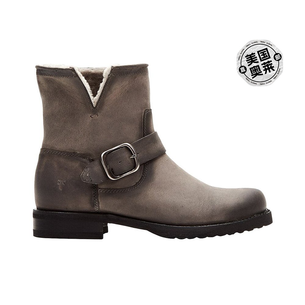 Frye Veronica Leather Boot- grey【美国奥莱】直发-图0