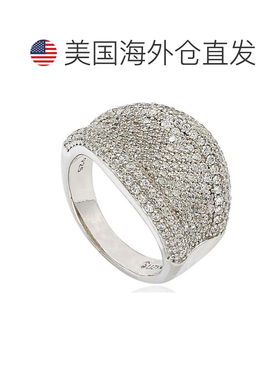 自营Suzy Levian Sterling Silver Cubic Zirconia Micro Pave Wi