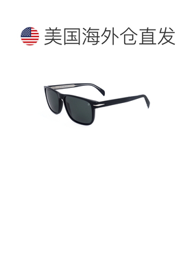 自营David Beckham男士57mm黑色太阳镜DB1060-S-807-57-黑色 美国