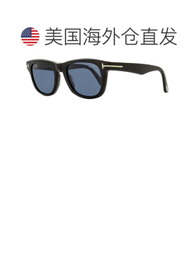 自营Tom Ford 男士 Kendel 偏光太阳镜 TF1076 01M 黑色 54 毫米