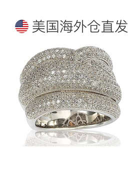 自营Suzy Levian Sterling Silver Micro Pave Cubic Zirconia Cr