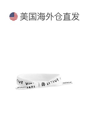自营 Rastaclat 原创手工组装白色 Positive Vibes 可调节单蕾丝