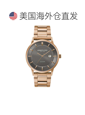 自营Kenneth Cole Men's Classic mm Quartz Watch - grey 美国奥