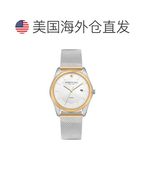 自营Kenneth Cole Men's Classic mm Quartz Watch - white 美国