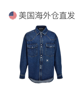自营Palm Angels Men's Lw Monogram Jacket - blue 美国奥莱直发