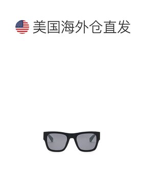 自营 philipp plein方形PLEIN ICON六边形太阳镜-黑色/银色 美国