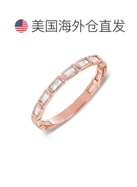 自营sabrina14K Rose Gold Diamond Band - rose gold 美国奥莱直