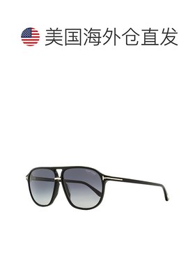自营Tom Ford 男士导航太阳镜 TF1026 Bruce 01D 黑色/金色 61 毫