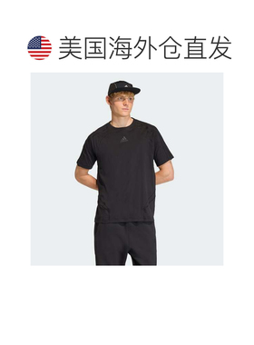自营Men's adidas CUTLINE REGULAR TEE - black 美国奥莱直发