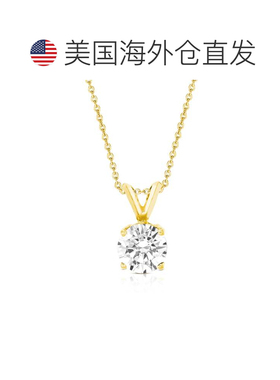 自营vir jewels1 cttw Lab Grown Diamond Solitaire Pendant Nec