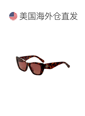 自营Tory Burch Women's 52mm Dark Tortoise Sunglasses - dark
