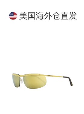 自营 Bally 中性款鲨鱼无框太阳镜 BY0111 32G 金色/哈瓦那色 68