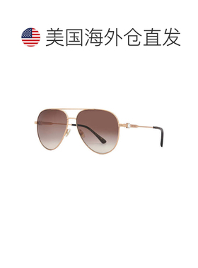 自营Jimmy Choo Sunglasses Aviator Full Rim, Gold Copper Fram