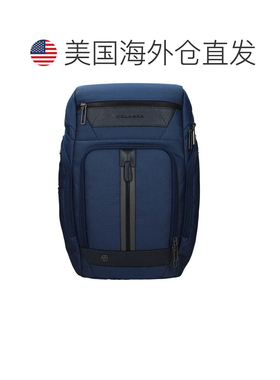 自营Piquadro Fabric Men's Backpack - blue 美国奥莱直发