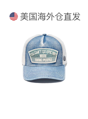 自营cult of individuality网状卡车司机帽子 “史诗狗屎”-蓝色