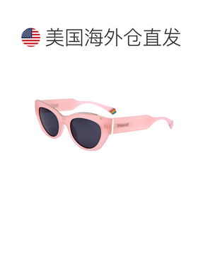 自营Polaroid Women's 50 mm Pink Sunglasses - pink 美国奥莱直