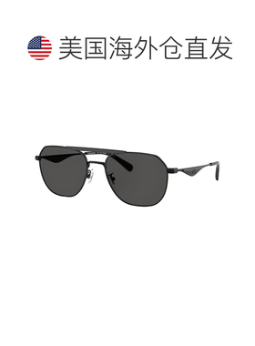 自营Coach  HC 7178 939387 57mm Unisex Pilot Sunglasses - sat