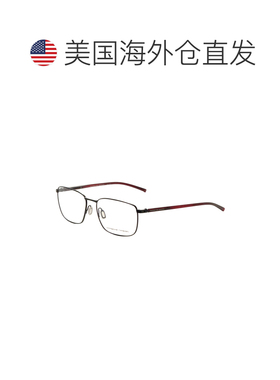 自营Porsche Design Men's 53mm Black and Red Opticals - black
