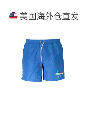 自营Karl Lagerfeld Polyester Men Swim Men's Boxer - blue 美