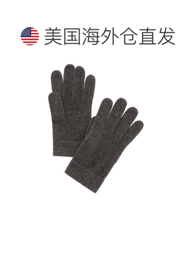 自营Portolano平纹针织羊绒高科技手套-灰色 美国奥莱直发