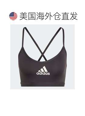 自营Women's adidas AeroReact Training Light-Support Bra - bl
