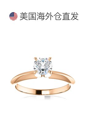 自营 pompeii3pompeii 31/2 克拉实验室制造钻石单石订婚戒指 14k