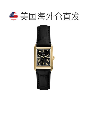 自营Fossil Men's Carraway Black Dial Watch - black 美国奥莱