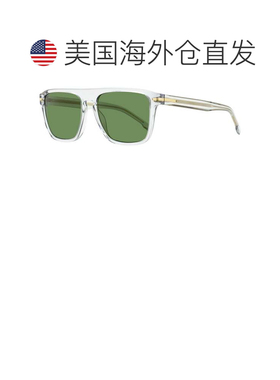 自营Boss Men's Flat Top Sunglasses B1599/S KB7QT Transparent